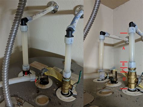 water  pex fittings    replaced  installing   water heater love improve life