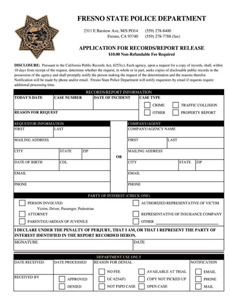 police report fill  printable fillable blank  police