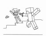Pages Minecraft Coloring Enderman Getdrawings sketch template