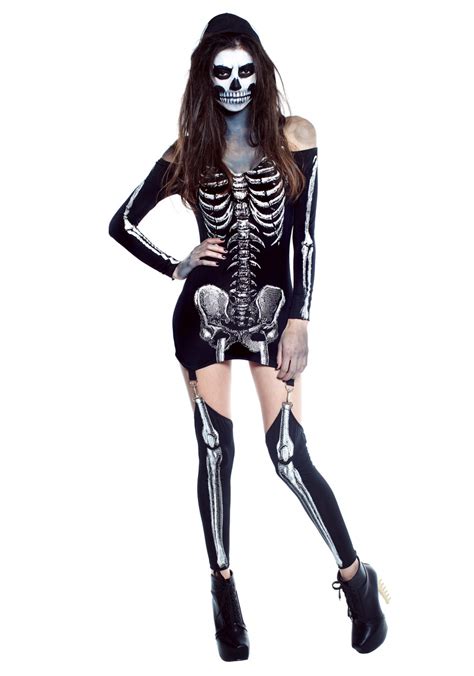 Skeleton Dress Costume Women