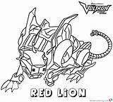 Voltron Coloring Lion Kleurplaat Legendary Defender Bettercoloring Mewarn15 sketch template