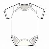 Onesie Infant Romper Dxf Eps Clipground sketch template