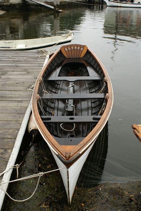 whitehall set   sailing wooden row boat boat