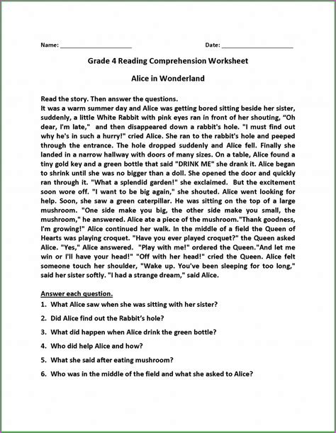 comprehension worksheet  class  worksheet resume examples vrogue