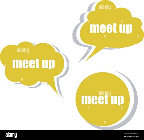 meet  set  stickers labels tags business banners infographics vector stock vector image