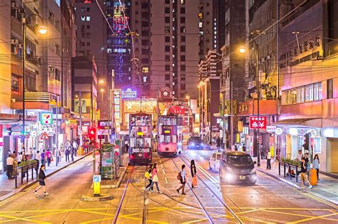 Night At Sheung Wan Hong Kong Hong Kong Building Hong Kong