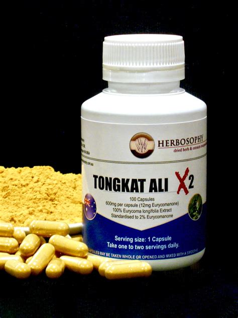 Tongkat Ali Extract Australia X2 Powder And Capsules Herbosophy