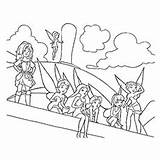Pages Tinkerbell Coloring Pirate Fairy Getcolorings Top sketch template