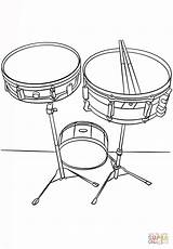 Snare Bongos Ausmalbild Ausdrucken Drums Ausmalbilder sketch template