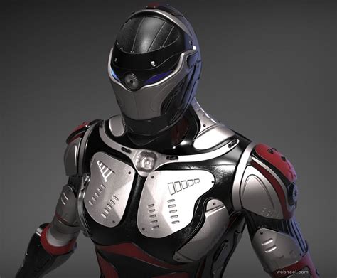 50 best 3d robot character designs and futuristic 3d models