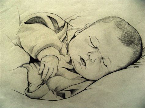 baby sleeping drawing  getdrawings