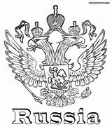 Coloring Russia Pages Popular sketch template