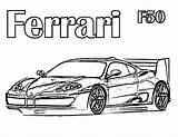 Ferrari Coloring Pages F50 Cars Drawing Italia Kids Enzo Printable Color Getcolorings Getdrawings Template Pag sketch template
