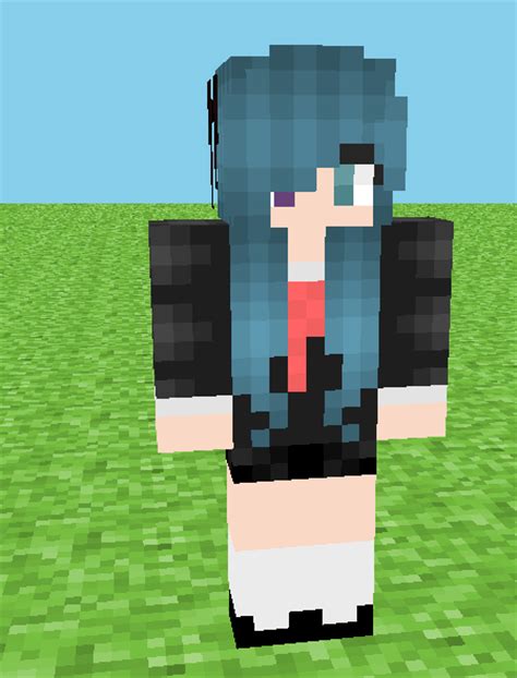~kv~ Anime School Girl Updated Minecraft Skin