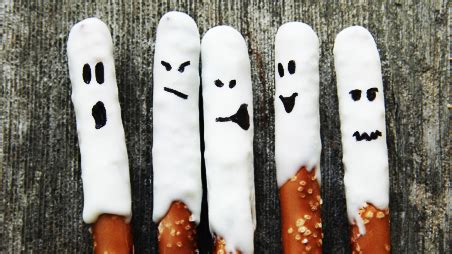 chocolate covered ghost pretzel rods savory sweet life