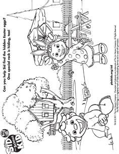 sid  friends sid  science kid coloring pages  kids sprout