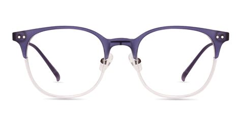 Delicate Elegant Matte Purple Frame Eyeglasses Zinff Optical