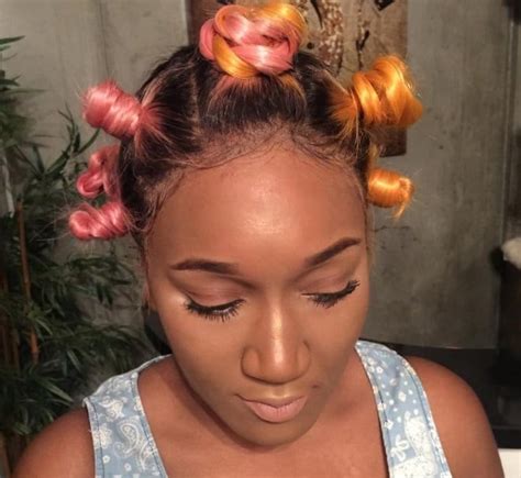 6 Fabulously Fresh Bantu Knots On Weave Hairstyles You Have To See