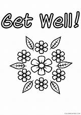 Well Coloring Soon Pages Printable Flowers Card Coloring4free Better Feel Cards Papa Template Colouring Sheets sketch template