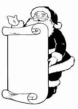 Babbo Weihnachtsmann Malvorlage Lettera Kerstman Ausdrucken Wish Scarica Schulbilder Große Ausmalbild sketch template