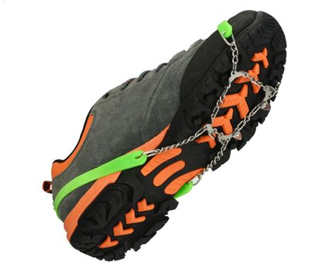 micro spikes traction cleats crampons  snow walking  ice hiking