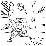 Krab Krusty Spongebob sketch template