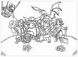 Clash Clans Coloring Pages Kids Characters Beautiful sketch template