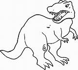 Tyrannosaurus Trex Ausdrucken Tiranosaurio Gcssi Wecoloringpage Coloring sketch template