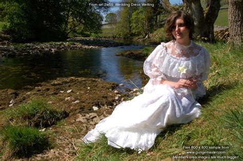 Wedding Dress Wetting Chamberwench Maude The Pre Raphaelite Artist