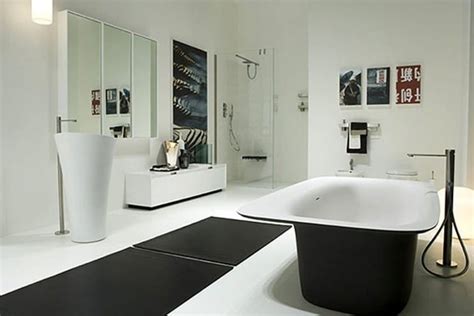 modernes badezimmer schwarz weiss antonio lupi freshouse