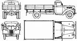 Ford Blueprints 3000s 1948 Heavy Truck sketch template