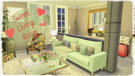 sims  sweet living room youtube