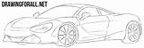 Mclaren 720s Drawingforall Supercar Slr sketch template