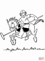 Polo Coloring Boy Plays Pages Water Online sketch template