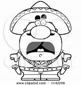Bandit Cartoon Clipart Scared Vector Thoman Cory Outlined Coloring 2021 Vectorified sketch template