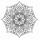 Mandala Indian Coloring Pages Vector Flower Arab Circle Mandalas Dreamstime Cricut Element Stock Illustration Choose Board sketch template