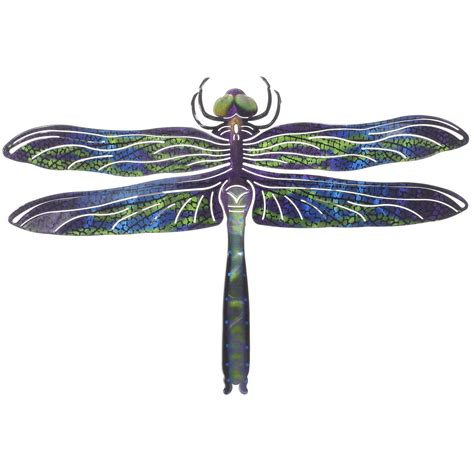 3d Dragonfly Blue Metal Wall Art By Next Innovations