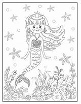 Mermaid Coloring Verbnow sketch template