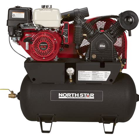 northstar portable gas powered air compressor honda gx ohv engine gal tank ebay