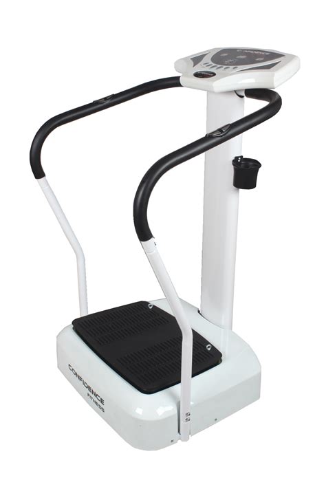 confidence fitness  body vibration plate trainer machine white ebay