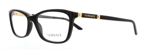 versace eyeglasses ve 3186 gb1 black 54mm