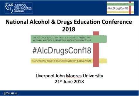 conference presentations liverpool john moores university 21st june 2018 alcohol education trust