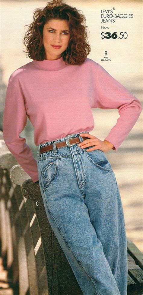 Very 80s Casual Levi S Denim Jeans From A 1989 Catalog 1980s Fashion