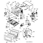 ge model jesb countertop microwave repair replacement parts