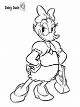 Coloring Pages Daisy Print Getdrawings Duck sketch template