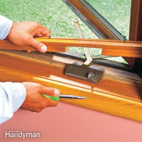 replace  casement window crank operator  family handyman