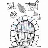 Fairy Doors Door Stamps Template Templates Garden Gnome Stamp Enchanted Google Mason Lindsay House Drawing Windows Clear Dixie Gateways Sweet sketch template