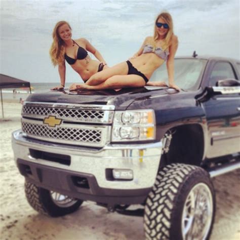 Sexy chicks and trucks