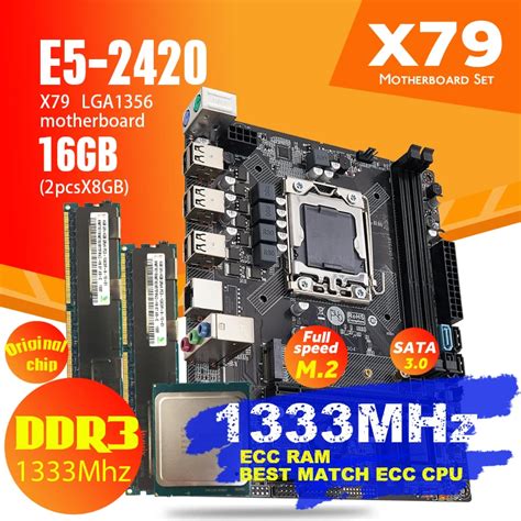 Atermiter Conjunto De Placa Base X79 1356 Con Cpu Xeon Lga 1356 E5