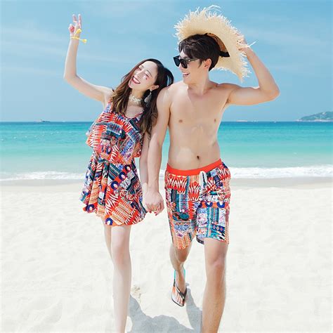Couples Swimsuit Bodybuilding Swimming Trunks Women Bathing Suits